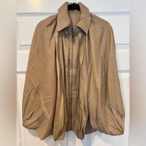 Tan Cape Jacket NWOT